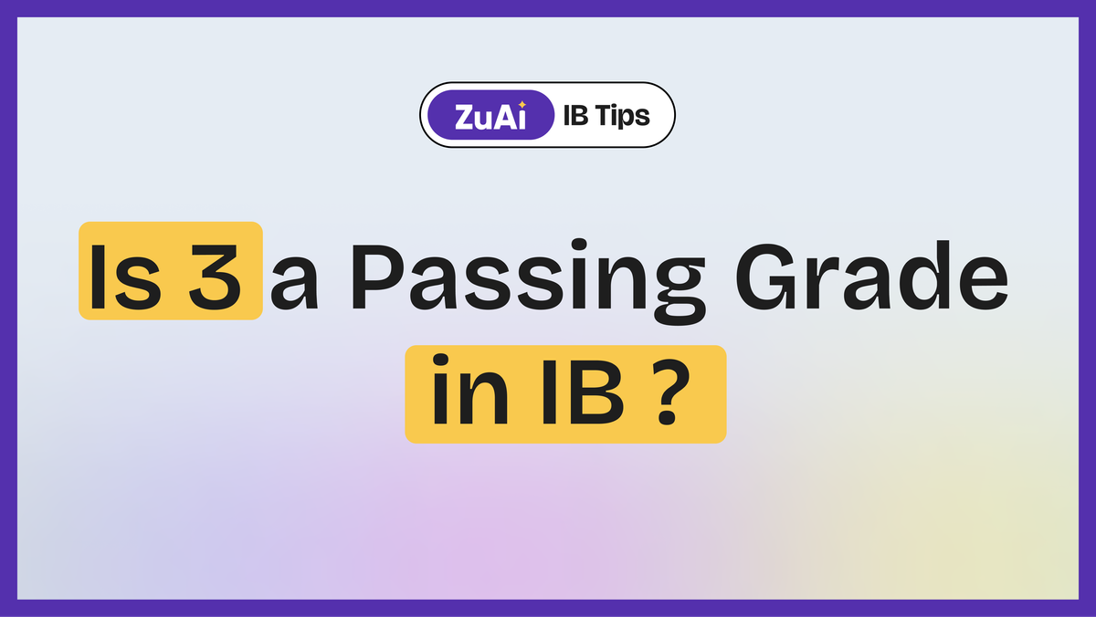 Is 3 a Passing Grade in IB?